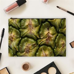 Pineapple Fruit Close Up Macro Cosmetic Bag (large)  by Nexatart