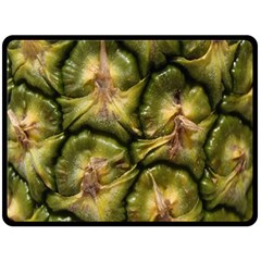 Pineapple Fruit Close Up Macro Fleece Blanket (large)  by Nexatart