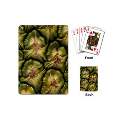 Pineapple Fruit Close Up Macro Playing Cards (mini)  by Nexatart