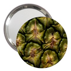 Pineapple Fruit Close Up Macro 3  Handbag Mirrors by Nexatart