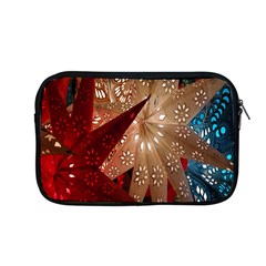 Poinsettia Red Blue White Apple Macbook Pro 13  Zipper Case by Nexatart