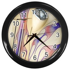 Pin Stripe Car Automobile Vehicle Wall Clocks (Black)