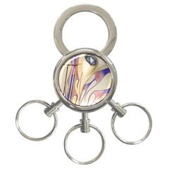 Pin Stripe Car Automobile Vehicle 3-ring Key Chains by Nexatart