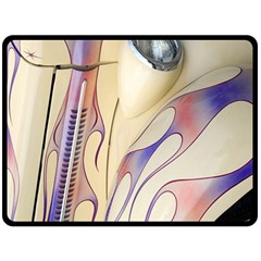 Pin Stripe Car Automobile Vehicle Fleece Blanket (Large) 