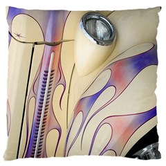 Pin Stripe Car Automobile Vehicle Large Flano Cushion Case (two Sides) by Nexatart