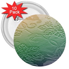 Plants Nature Botanical Botany 3  Buttons (10 Pack)  by Nexatart