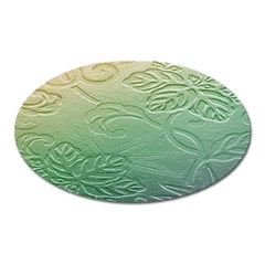 Plants Nature Botanical Botany Oval Magnet by Nexatart