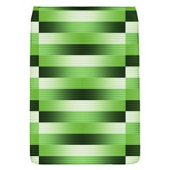 Pinstripes Green Shapes Shades Flap Covers (s)  by Nexatart