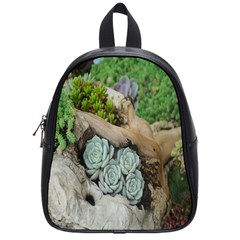 Plant Succulent Plants Flower Wood School Bags (small)  by Nexatart