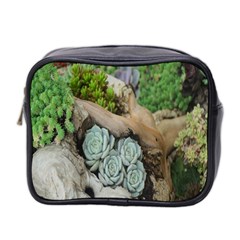 Plant Succulent Plants Flower Wood Mini Toiletries Bag 2-side by Nexatart