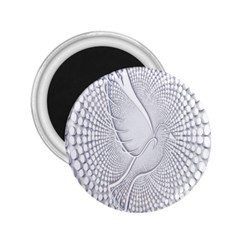 Points Circle Dove Harmony Pattern 2.25  Magnets