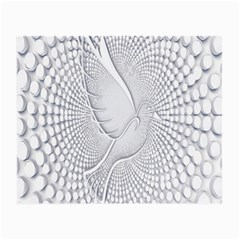 Points Circle Dove Harmony Pattern Small Glasses Cloth