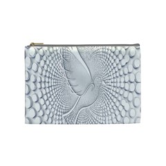 Points Circle Dove Harmony Pattern Cosmetic Bag (Medium) 