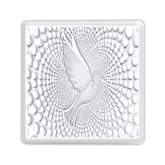 Points Circle Dove Harmony Pattern Memory Card Reader (Square) 