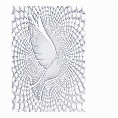 Points Circle Dove Harmony Pattern Small Garden Flag (Two Sides)