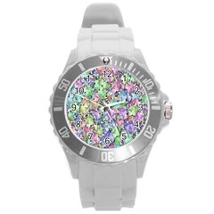 Presents Gifts Christmas Box Round Plastic Sport Watch (l) by Nexatart