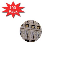 Post Office Old Vintage Building 1  Mini Magnets (100 Pack)  by Nexatart