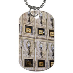 Post Office Old Vintage Building Dog Tag (one Side) by Nexatart