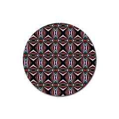 Plot Texture Background Stamping Rubber Round Coaster (4 Pack)  by Nexatart