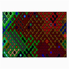 Psychedelic Abstract Swirl Large Glasses Cloth by Nexatart