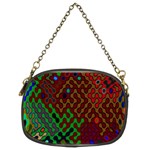 Psychedelic Abstract Swirl Chain Purses (Two Sides)  Front