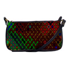 Psychedelic Abstract Swirl Shoulder Clutch Bags by Nexatart