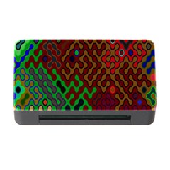 Psychedelic Abstract Swirl Memory Card Reader With Cf by Nexatart