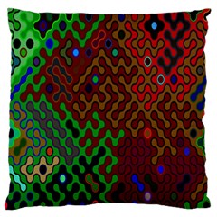 Psychedelic Abstract Swirl Standard Flano Cushion Case (one Side) by Nexatart