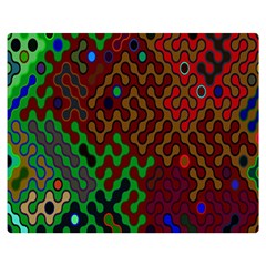 Psychedelic Abstract Swirl Double Sided Flano Blanket (medium)  by Nexatart