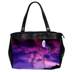 Purple Sky Office Handbags (2 Sides)  by Nexatart