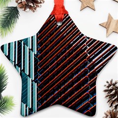 Red And Black High Rise Building Ornament (Star)