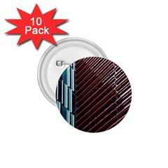 Red And Black High Rise Building 1.75  Buttons (10 pack)