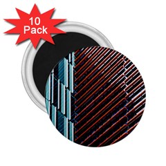 Red And Black High Rise Building 2.25  Magnets (10 pack) 