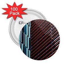 Red And Black High Rise Building 2.25  Buttons (100 pack) 