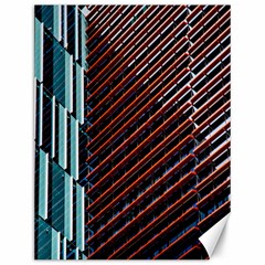 Red And Black High Rise Building Canvas 12  x 16  