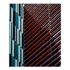 Red And Black High Rise Building Shower Curtain 60  X 72  (medium)  by Nexatart