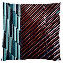 Red And Black High Rise Building Standard Flano Cushion Case (Two Sides)