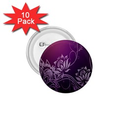 Purple Lotus 1.75  Buttons (10 pack)