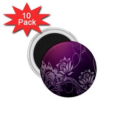 Purple Lotus 1.75  Magnets (10 pack) 