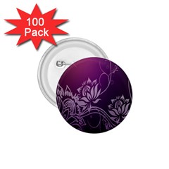 Purple Lotus 1.75  Buttons (100 pack) 