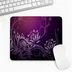 Purple Lotus Large Mousepads