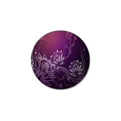 Purple Lotus Golf Ball Marker