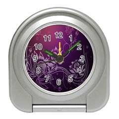 Purple Lotus Travel Alarm Clocks