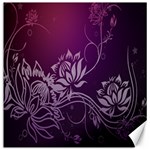 Purple Lotus Canvas 20  x 20   19 x19.27  Canvas - 1