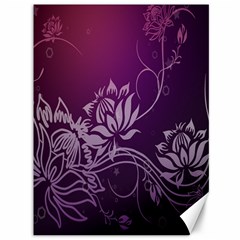 Purple Lotus Canvas 36  x 48  