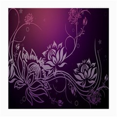 Purple Lotus Medium Glasses Cloth