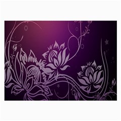 Purple Lotus Large Glasses Cloth (2-Side)