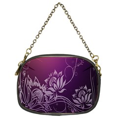 Purple Lotus Chain Purses (One Side) 