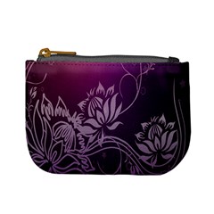 Purple Lotus Mini Coin Purses by Nexatart