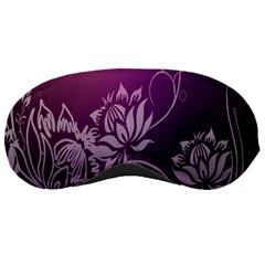 Purple Lotus Sleeping Masks by Nexatart